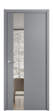 Дверь межкомнатная Vetro 14 Цвет Ясень Белый Покрытие Шпон крашеный  Наличник L 50 Цена 48775