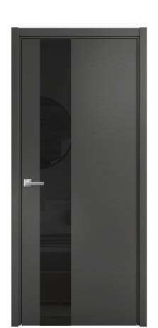 Дверь межкомнатная Vetro 14 Цвет Ясень Белый Покрытие Шпон крашеный  Наличник Скрытый короб хром Цена 65010