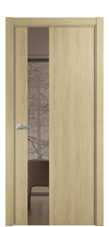 Дверь межкомнатная Vetro 14 Цвет Maderaira oak amber Покрытие ПВХ WOOD NATURAL Наличник L 75 Цена 26284