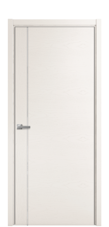 Дверь межкомнатная Vetro 17 Цвет Ясень Серый Шелк Покрытие Шпон крашеный  Наличник Скрытый короб хром Цена 64410