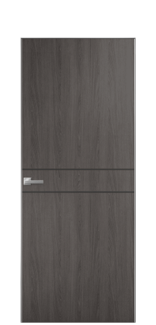 Дверь межкомнатная Slot 10-002 Цвет Maderaira oak agate Покрытие ПВХ WOOD NATURAL Наличник Скрытый короб хром Цена 40224