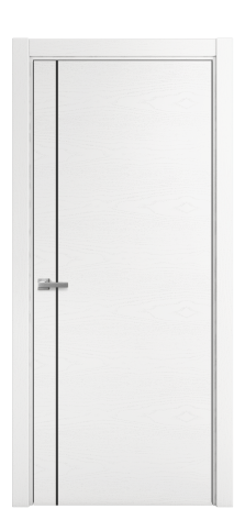 Дверь межкомнатная Slot 10-011 Цвет Ясень Белый Покрытие Шпон крашеный  Наличник L 75 Цена 41000