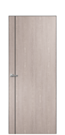 Дверь межкомнатная Слот 10-011 Цвет Дуб Имбирь Покрытие Шпон натуральный  Наличник Скрытый короб хром Цена 45150