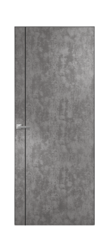 Дверь межкомнатная Slot 10-011 Цвет Айс какао Покрытие ПВХ ФАКТУРНЫЕ Наличник Скрытый короб хром Цена 38100