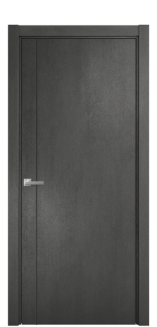 Дверь межкомнатная Slot 10-011 Цвет Камень темный Покрытие ПВХ ФАКТУРНЫЕ Наличник L 75 Цена 31200