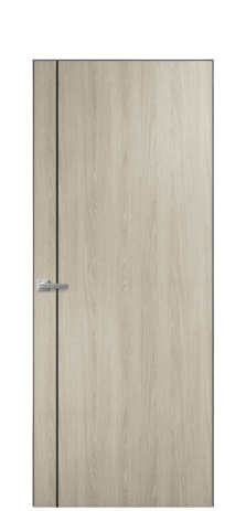 Дверь межкомнатная Slot 10-011 Цвет Maderaira oak sand Покрытие ПВХ WOOD NATURAL Наличник Скрытый короб хром Цена 55260