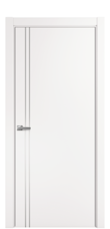 Дверь межкомнатная Slot 10-012 Цвет Вайт Покрытие ПВХ SOFT (ПЭТ) Наличник L 75 Цена 28450