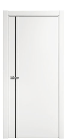 Дверь межкомнатная Slot 10-012 Цвет Белый Покрытие Эмаль  Наличник L 75 Цена 31945