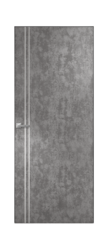 Дверь межкомнатная Slot 10-012 Цвет Ice cacao Покрытие ПВХ ORIGINAL Наличник Скрытый короб хром Цена 38100