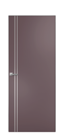 Дверь межкомнатная Slot 10-012 Цвет Антрацит Покрытие Эмаль  Наличник Скрытый короб хром Цена 56543