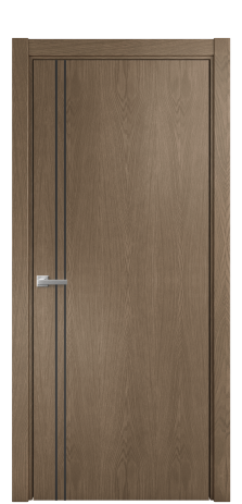 Дверь межкомнатная Slot 10-012 Цвет Дуб Мускат Покрытие Шпон натуральный  Наличник L 75 Цена 47350