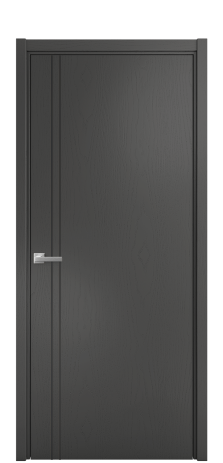 Дверь межкомнатная Slot 10-012 Цвет Ясень Антрацит Покрытие Шпон крашеный  Наличник L 50 Цена 44475