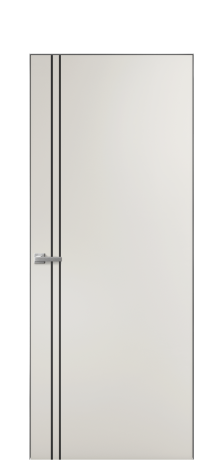 Дверь межкомнатная Slot 10-012 Цвет Лайт Грей Покрытие ПВХ SOFT (ПЭТ) Наличник Скрытый короб хром Цена 55260