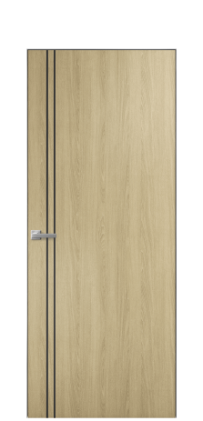 Дверь межкомнатная Slot 10-012 Цвет Maderaira oak amber Покрытие ПВХ WOOD NATURAL Наличник Скрытый короб хром Цена 55260