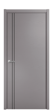 Дверь межкомнатная Slot 10-012 Цвет Ясень Ирис Покрытие Шпон крашеный  Наличник L 50 Цена 44475