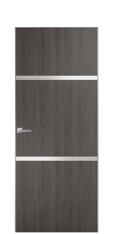 Дверь межкомнатная Slot 41-002 Цвет Maderaira oak agate Покрытие ПВХ WOOD NATURAL Наличник Скрытый короб хром Цена 40224