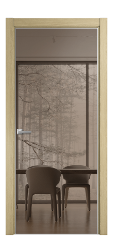 Дверь межкомнатная Porte 39-01 Цвет Maderaira oak amber Покрытие ПВХ WOOD NATURAL Наличник L 75 Цена 34404