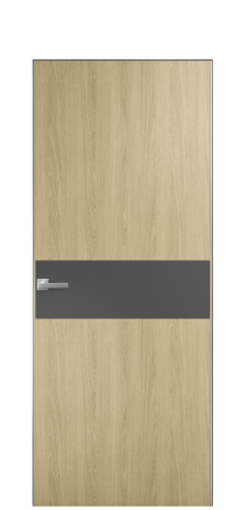 Дверь межкомнатная Duet 11 Цвет Maderaira oak amber Покрытие ПВХ WOOD NATURAL Наличник Скрытый короб хром Цена 39128