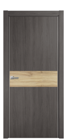 Дверь межкомнатная Duet 11 Цвет Maderaira oak agate Покрытие ПВХ WOOD NATURAL Наличник L 75 Цена 22988