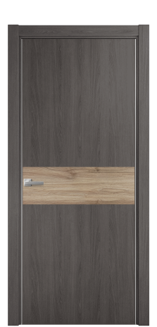 Дверь межкомнатная Duet 11 Цвет Maderaira oak agate Покрытие ПВХ WOOD NATURAL Наличник L 75 Цена 22988