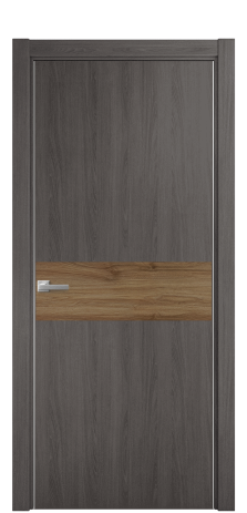 Дверь межкомнатная Duet 11 Цвет Maderaira oak agate Покрытие ПВХ WOOD NATURAL Наличник L 75 Цена 22988