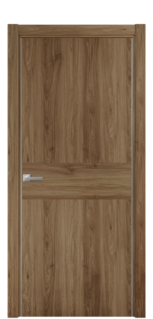 Дверь межкомнатная Duet 11 Цвет Орех NY классический Покрытие ПВХ WOOD NATURAL Наличник L 75 Цена 22988
