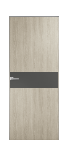 Дверь межкомнатная Duet 11 Цвет Maderaira oak sand Покрытие ПВХ WOOD NATURAL Наличник Скрытый короб хром Цена 39128