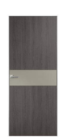Дверь межкомнатная Duet 11 Цвет Maderaira oak agate Покрытие ПВХ WOOD NATURAL Наличник Скрытый короб хром Цена 39128
