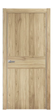 Дверь межкомнатная Duet 11 Цвет Орех NY светлый Покрытие ПВХ WOOD NATURAL Наличник L 75 Цена 22988