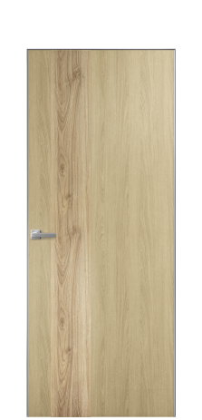Дверь межкомнатная Duet 14 Цвет Maderaira oak amber Покрытие ПВХ WOOD NATURAL Наличник Скрытый короб хром Цена 39128