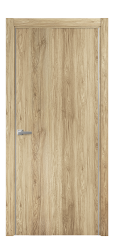 Дверь межкомнатная Duet 14 Цвет Орех NY светлый Покрытие ПВХ WOOD NATURAL Наличник L 75 Цена 22988
