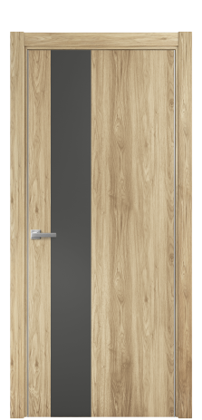 Дверь межкомнатная Duet 14 Цвет Орех NY светлый Покрытие ПВХ WOOD NATURAL Наличник L 75 Цена 22988