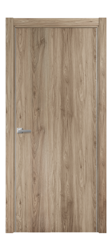 Дверь межкомнатная Duet 14 Цвет Орех NY смоук Покрытие ПВХ WOOD NATURAL Наличник L 75 Цена 22988