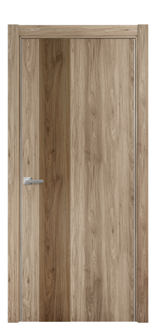 Дверь межкомнатная Duet 14 Цвет Орех NY смоук Покрытие ПВХ WOOD NATURAL Наличник L 75 Цена 22988