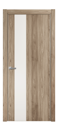 Дверь межкомнатная Duet 14 Цвет Орех NY смоук Покрытие ПВХ WOOD NATURAL Наличник L 75 Цена 22988