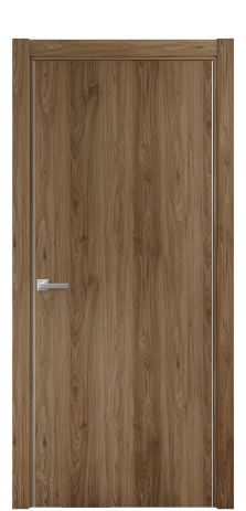 Дверь межкомнатная Duet 14 Цвет Орех NY классический Покрытие ПВХ WOOD NATURAL Наличник L 75 Цена 22988