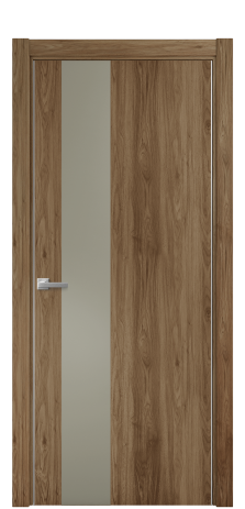 Дверь межкомнатная Duet 14 Цвет Орех NY классический Покрытие ПВХ WOOD NATURAL Наличник L 75 Цена 22988