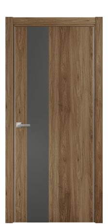 Дверь межкомнатная Duet 14 Цвет Орех NY классический Покрытие ПВХ WOOD NATURAL Наличник L 75 Цена 22988
