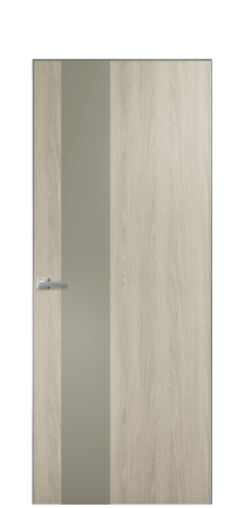 Дверь межкомнатная Duet 14 Цвет Maderaira oak sand Покрытие ПВХ WOOD NATURAL Наличник Скрытый короб хром Цена 39128