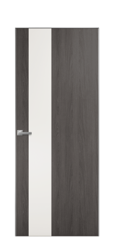 Дверь межкомнатная Duet 14 Цвет Maderaira oak agate Покрытие ПВХ WOOD NATURAL Наличник Скрытый короб хром Цена 39128