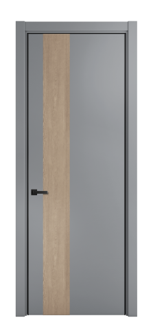 Дверь межкомнатная Дуэт 14 Цвет Гриджио Покрытие ЭМАЛИ Эмаль Наличник L 75 Цена 54685