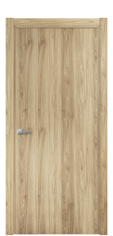 Дверь межкомнатная Duet 19 Цвет Орех NY светлый Покрытие ПВХ WOOD NATURAL Наличник L 75 Цена 22988