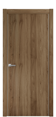 Дверь межкомнатная Duet 19 Цвет Орех NY классический Покрытие ПВХ WOOD NATURAL Наличник L 75 Цена 22988
