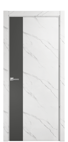 Дверь межкомнатная Duet 19 Цвет Monte white soft Покрытие ПВХ ORIGINAL Наличник L 75 Цена 22988