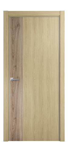 Дверь межкомнатная Duet 19 Цвет Maderaira oak amber Покрытие ПВХ WOOD NATURAL Наличник L 75 Цена 32375