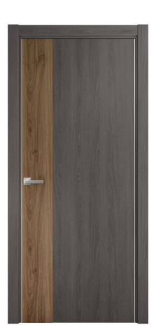Дверь межкомнатная Duet 19 Цвет Maderaira oak agate Покрытие ПВХ WOOD NATURAL Наличник L 75 Цена 22988