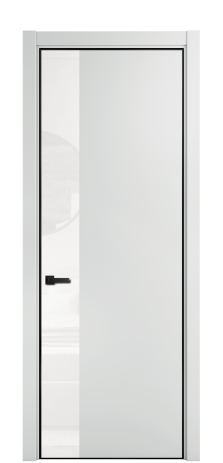 Дверь межкомнатная Ветро 19 Цвет Облачный Покрытие ЭМАЛИ Эмаль Наличник L 75 Цена 53119