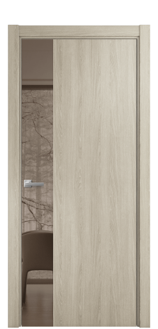 Дверь межкомнатная Vetro 19 Цвет Maderaira oak sand Покрытие ПВХ WOOD NATURAL Наличник L 75 Цена 26484