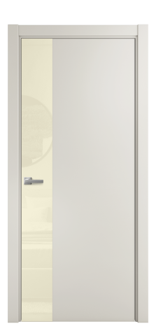 Дверь межкомнатная Ветро 19 Цвет Дымчатый Покрытие Эмаль  Наличник L 75 Цена 49875