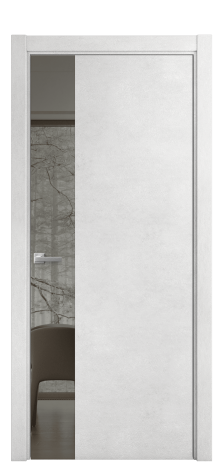 Дверь межкомнатная Ветро 19 Цвет Бетон известковый Покрытие ПВХ ФАКТУРНЫЕ Наличник L 75 Цена 39150